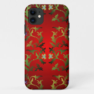 Mittelalterlicher Blumen-Muster iPhone 5 Fall Case-Mate iPhone Hülle