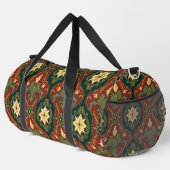 mittelalterlicher Blumen-Teppich Duffle Bag (Rechte Ecke)