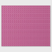 Mittelalterlicher Damast Fleur-de-lis, Bordeaux Geschenkpapier (Flach)