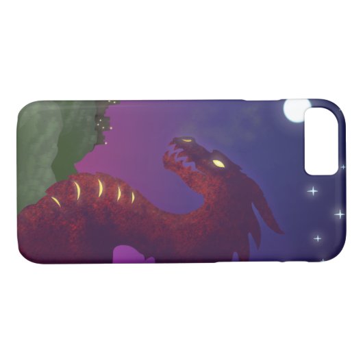 Mittelalterlicher Drache Case-Mate iPhone Hülle (Rückseite (Horizontal))