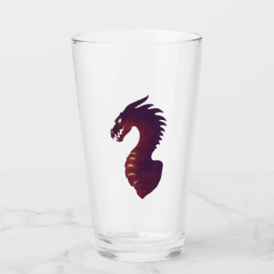 Mittelalterlicher Drache Glas