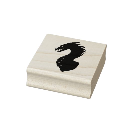 Mittelalterlicher Drache Gummistempel (Stempel)