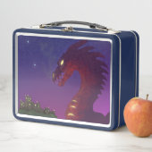 Mittelalterlicher Drache Metall Brotdose (Beispiel)