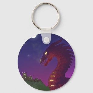 Mittelalterlicher Drache Schlüsselanhänger