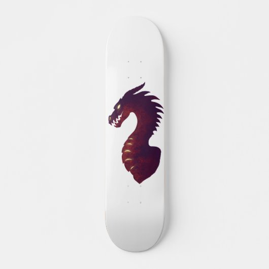 Mittelalterlicher Drache Skateboard (Vorne)