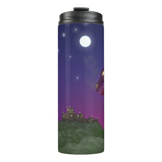 Mittelalterlicher Drache Thermosbecher (Vorderseite)