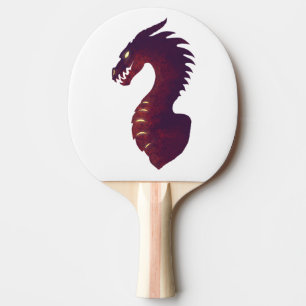 Mittelalterlicher Drache Tischtennis Schläger