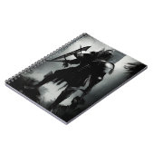 Mittelalterlicher Dunkler Ritter Notizblock (Linke Seite)