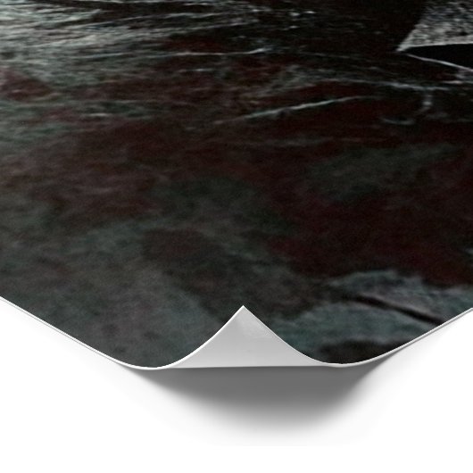 Mittelalterlicher Dunkler Ritter Poster (Ecke)