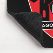 mittelalterlicher englischer Ritterdrache Mousepad (Ecke)