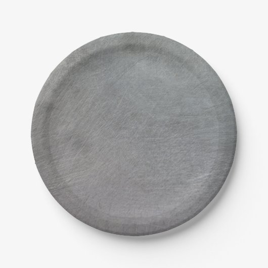 Mittelalterlicher Faux-Metall-Fantasy-Realm-Papier Pappteller (Vorderseite)