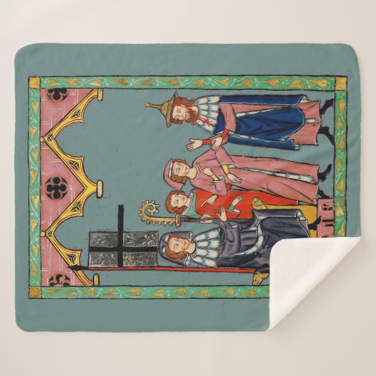 Mittelalterlicher Feiertag Sherpadecke (Vorderseite (Horizontal))