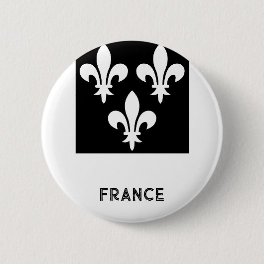 Mittelalterlicher französischer heraldischer Druck Button (Vorderseite)