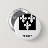 Mittelalterlicher französischer heraldischer Druck Button (Vorne & Hinten)
