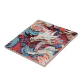 Mittelalterlicher Gotischer Fantasiedrache Kopf 3D Fliese (Seite)