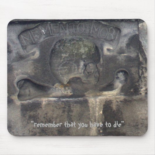 Mittelalterlicher Grabstein Mousepad (Vorne)
