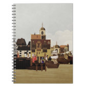 mittelalterlicher Hafen Notizblock (Vorderseite)