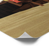 mittelalterlicher Hafen Poster (Ecke)