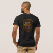 Mittelalterlicher Held-T - Shirt (Schwarz voll)