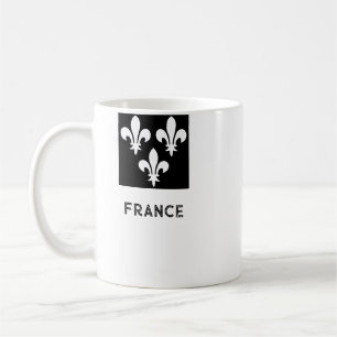 Mittelalterlicher Heraldik-Druck aus Frankreich Mo Kaffeetasse