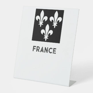 Mittelalterlicher Heraldik-Druck aus Frankreich Mo Sockelschild