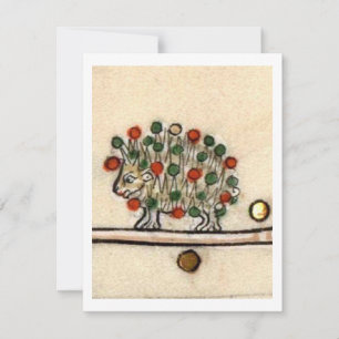 Mittelalterlicher Igel-Dieb Einladung