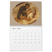 Mittelalterlicher Kalender 2 Seiten Estándar (Feb 2027)