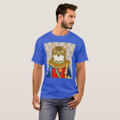 Mittelalterlicher Katzenprinz T-Shirt (Vorne ganz)