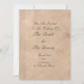 Mittelalterlicher keltischer Entwurf lädt ein Einladung (Rückseite)