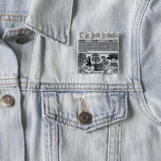 Mittelalterlicher Kräutergarten Button (Beispiel)