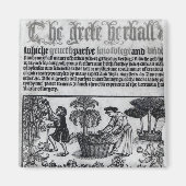 Mittelalterlicher Kräutergarten Magnet (Vorne)