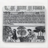 Mittelalterlicher Kräutergarten Mousepad (Vorne)