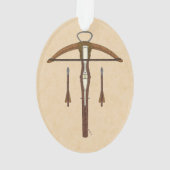 Mittelalterlicher Kreuzbogen mit Bolzen Ornament (Rückseite)