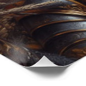 mittelalterlicher Krieger Poster (Ecke)