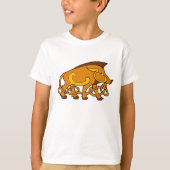 Mittelalterlicher Kunst-keltischer Knoten-wilder T-Shirt (Vorderseite)