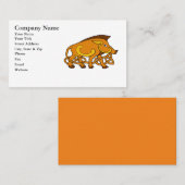 Mittelalterlicher Kunst-keltischer Knoten-wilder Visitenkarte (Vorne/Hinten)