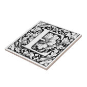 mittelalterlicher Leuchtbrief E Fliese (Seite)