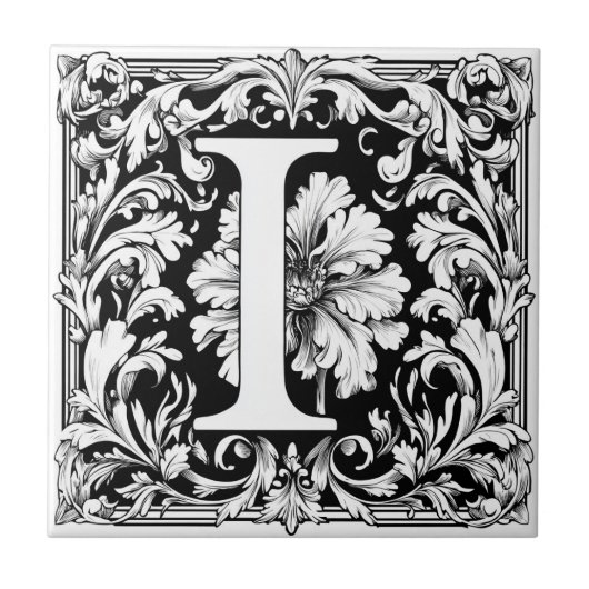 mittelalterlicher Leuchtbrief I Fliese (Vorderseite)