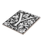 mittelalterlicher Leuchtbrief Y Fliese (Seite)