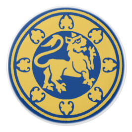 Mittelalterlicher Löwe Keramikknauf