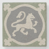 Mittelalterlicher Löwenhaufen Steinuntersetzer (Vorderseite)