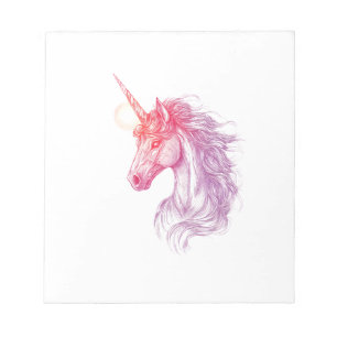 Mittelalterlicher Magier-Einhorn (1) Notizblock