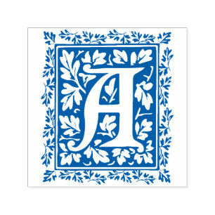 Mittelalterlicher Manuskript-Buchstabe ein Permastempel