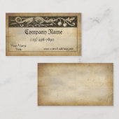 Mittelalterlicher Manuskript-Drache Visitenkarte (Vorne/Hinten)