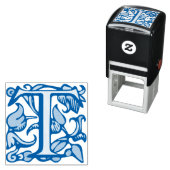 mittelalterlicher Manuskriptbrief T Permastempel (Beispiel)