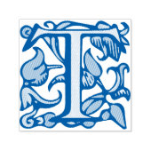 mittelalterlicher Manuskriptbrief T Permastempel (Design)