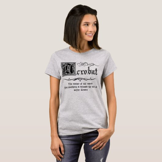 mittelalterlicher Master Acrobat T-Shirt (Vorne ganz)