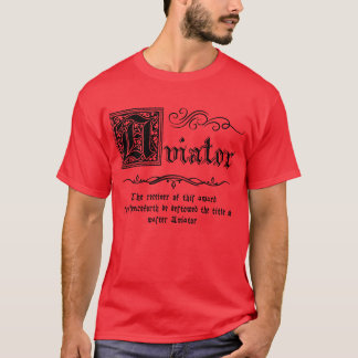 Mittelalterlicher Master Aviator T-Shirt
