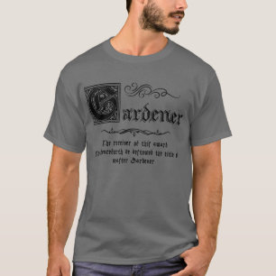 Mittelalterlicher Meister Gärtner T-Shirt