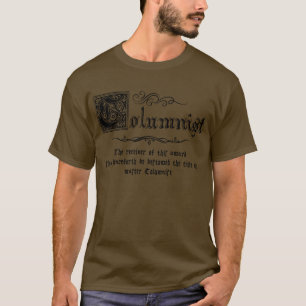 Mittelalterlicher Meister Kolumnist T-Shirt
